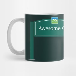 Awesome Guy sign Mug